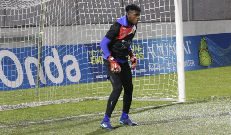 El portero panameño Eddie Roberts del CAI. Foto: @CAIPanama