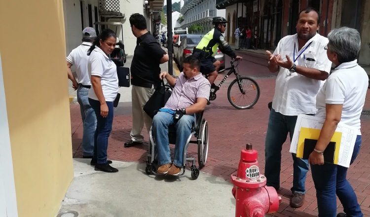 Momentos en los que se realizó la primera inspección de las autoridades con la Senadis. Foto: Cortesía