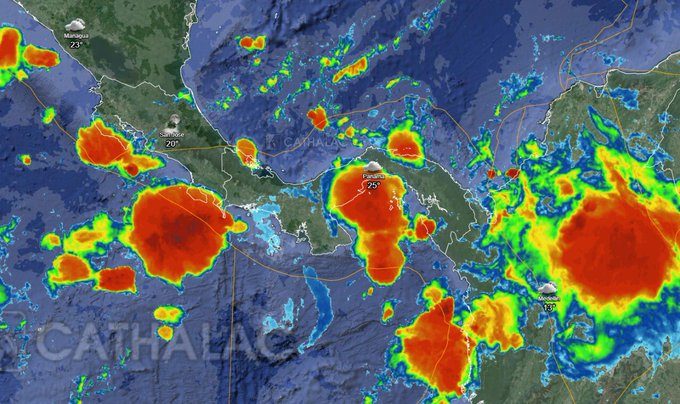 El fenómeno se presentará en todo el país hasta el lunes 2 de septiembre. Foto: Sinaproc.