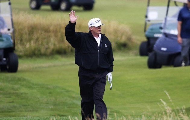 Donald Trump es un apasionado por el golf.