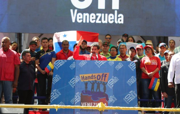 Maduro también amenazó a Estados Unidos.