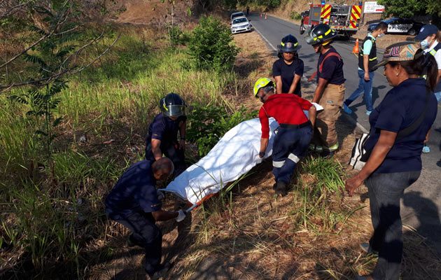 Esta es la segunda víctima por accidente de tránsito en lo que va del año en esta provincia. Foto/Melquiades Vásquez
