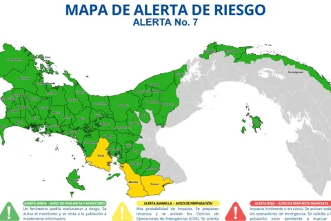 Sinaproc eleva alerta amarilla en Soná, Mariato y Tonosí por riesgo de inundaciones