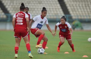 Panamá entre los entrenamientos con miras al juego ante T&T. Foto:Fepafut