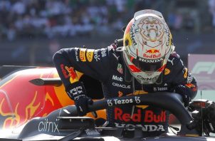 Max Verstappen se ganó el Gran Premio de México. Foto:EFE