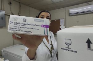 Panamá ha recibido tres lotes de la vacuna de AstraZeneca. Foto: Cortesía Minsa