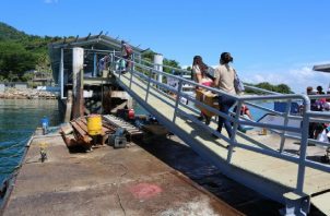  Termina trabajos de rehabilitación del muelle de Taboga. Foto: Archivo