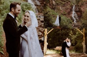 Fotografías del matrimonio de  Lily Collins y Charlie McDowell. Foto: Instagram / @lilyjcollins 