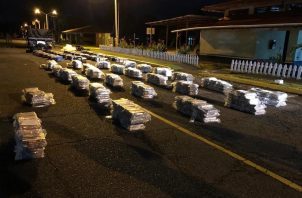 La droga estaba metida en 57 maletines. Foto: Diomedes Sánchez 