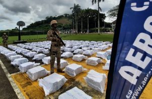 Senan decomisa la carga más grande de presunta droga hallada en contenedores. Foto: Cortesía Senan