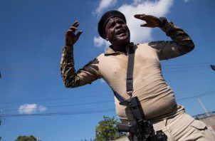 El líder de la principal banda armada de Haití, Jimmy Cherizier, alias Barbecue. EFE
