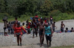 Panamá es la entrada a Centroamérica. La actual ola migratoria la componen en su mayoría familias haitianas, muchas de ellas procedentes de Chile y Brasil. Foto: EFE