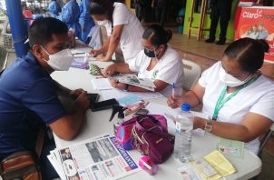 Panamá reanudó este jueves la vacunación contra el coronavirus. Foto: Cortesía Minsa