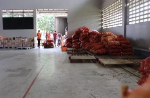 La queja sobre el contenido de las bolsas de alimentos del programa Panamá Solidario fue presentada por los ediles durante la última reunión del Concejo Provincial de Coordinación. Foto. Eric Montenegro