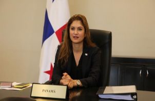 Erika Moynes, canciller de la República de Panamá.