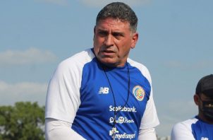 Luis Fernando Suárez, técnico de Costa Rica. Foto: @ fedefutbolcrc