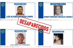Hay decenas de personas desaparecidas en Panamá. Foto: Ministerio Público