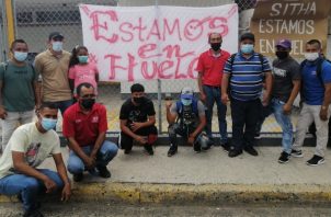 Los trabajadores de Bimbo de Panamá se fueron a un huelga indefinida desde el pasado 9 de marzo. Foto: Cortesía