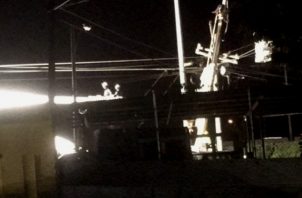 Más de 12 horas sin luz en La Chorrera. Foto: Cortesía