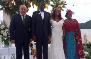Diputada Kayra Harding se casa con el príncipe de Ghana, Anthony Bart-Appiah. Foto: Cortesía