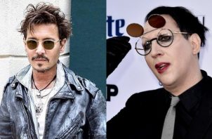 Johnny Depp y Marilyn Manson. Foto: Archivo 