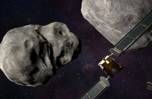 DART es un experimento a escala de un asteroide real. Foto: NASA/Johns Hopkins