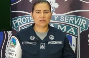 Subcomisionada Yesenia Pineda, jefa del Servicio Policial de Niñez y Adolescencia. Foto: Cortesía