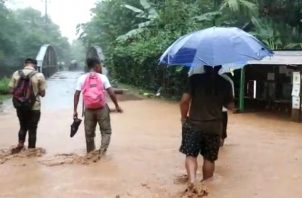 En la comarca Ngäbe Buglé en el distrito de Besiko en el sector de Soloy, el desbordamiento del río Fonseca ocasionó inundaciones en algunas viviendas.