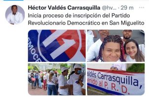 Héctor Valdés Carrasquilla fue electo en el 2019 por Cambio Democrático. Foto: Twitter