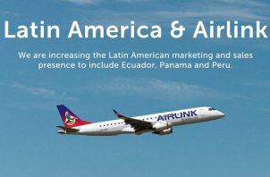 Airlink intenta expandir su huella comercial. Foto: Airlink