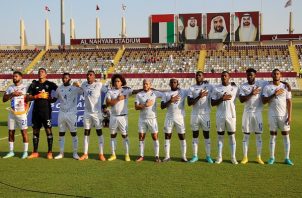 Equipo de Panamá que enfrentó a Arabia Saudí. Foto: Fepafut
