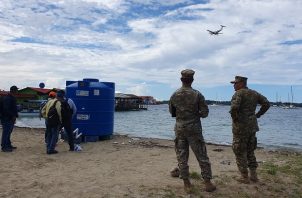 Tanques de almacenamiento están siendo instalados en las islas como paliativo ante la escasez de agua. Foto: Cortesía Idaan