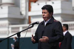El presidente de Perú, Pedro Castillo. Foto: EFE