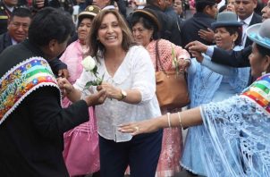 La nueva presidenta de Perú, Dina Boluarte. Foto: EFE