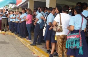 Más de 62 mil estudiantes es el estimado de alumnos para iniciar el nuevo periodo escolar en Veraguas. Foto: Melquiades Vásquez,