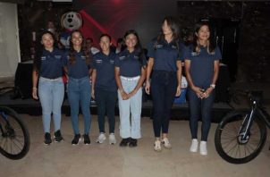 Selección Femenina de Ciclismo de Panamá. Foto: Víctor Arosemena