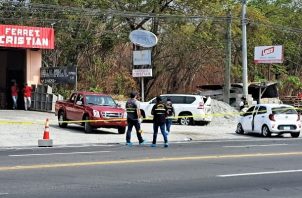  El accidente fue en la entrada  de El Palmar, en San Carlos. Foto: Eric A. Montenegro,