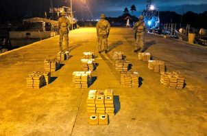 Entre los meses de enero a abril de este año, en Panamá fueron decomisadas 32 toneladas de drogas principalmente cocaína. Foto. Senan