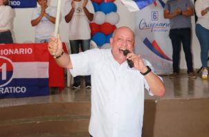 El precandidato presidencial por parte del PRD, Crispiano Adames. Foto: Cortesía