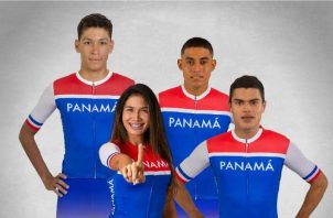 Equipo panameño de ciclismo en el Mundial Foto: Fepaci