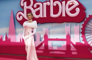 Margot Robbie durante la premier de la película 'Barbie, en Londres, en julio pasado. Foto: EFE/Archivo
