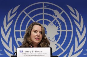 La nueva directora general de la Organización Internacional para las Migraciones (OIM), Amy Pope