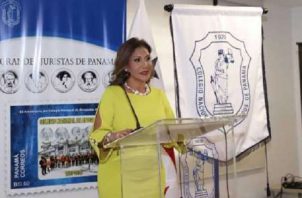 Maritza Cedeño, presidenta del Colegio Nacional de Abogados. 
