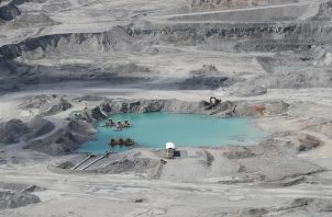 Fotografía aérea del proyecto Minera Panamá, filial de la canadiense First Quantum Minerals (FQM). Foto: EFE