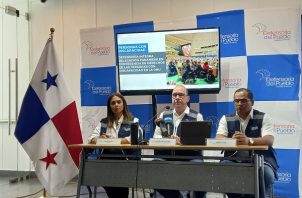 Las palabras del Defensor se dieron durante la presentación del informe anual sobre la situación de los Derechos Humanos en Panamá. Foto: Francisco Paz