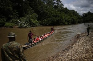 Más de 508.000 migrantes en tránsito procedentes de todo el mundo han llegado a Panamá. Foto: EFE