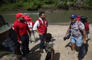 La llegada masiva de migrantes ha obligado a los entes humanitarios a reforzar sus proyectos en Darién. Foto: EFE