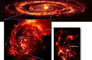 Agujero negro central de la galaxia de Andrómeda. Foto: EFE