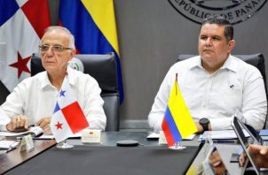 "Tenemos que buscar un punto en común", advierte ministros de Panamá y Colombia frente a la migración irregular. Foto: EFE