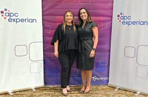 Giovanna Cardellicchio, Country Manager de Experian en Panamá, y Mariana Pinheiro , CEO de Experian para la región de América Latina. Foto: Cortesía